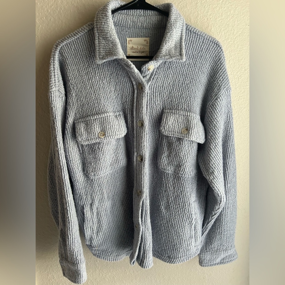 Altar'd State Light Blue Shacket